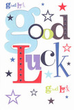 The essence of encouragement leaps from this colourful Surrey good luck card, where the phrase "Good Luck" is printed in a riot of joyful colours and unique fonts, echoing the lively chatter of a local market morning. Oversized pastel blues entwine with deep reds, mossy greens, and purples on a brilliantly white background, every letter seeming purposefully chosen by a Surrey florist's artistic eye. Dashes of navy and gentle lilac, coupled with bright stars sprinkled across the card's face, evoke both dreams unfolding over the Surrey Hills and support that spans generations. The card's surface is satisfyingly smooth and sturdy, inviting a gentle touch as you prepare to slip it into a bouquet destined for a friend in Leatherhead or a colleague in Redhill. Whether for an upcoming exam or a long-awaited audition, this card carries not just words but the weight of community, friendship, and hope-wrapped in optimism and the heartfelt belief that the recipient will soar, buoyed by Surrey's enduring spirit.